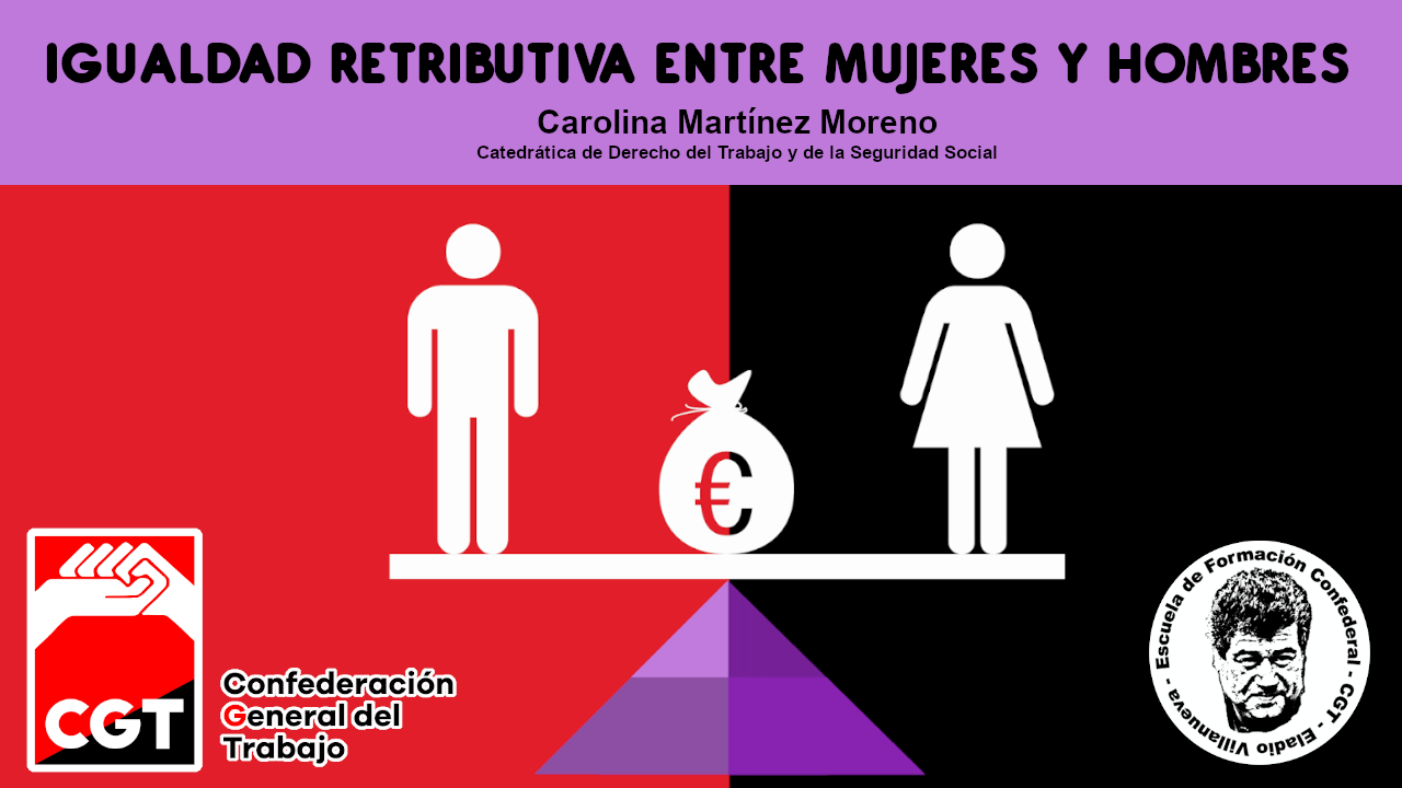 Igualdad Retributiva Entre Mujeres Y Hombres In Formacion Cgt