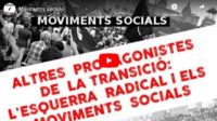 Jornades “Altres protagonistes de la Transició: Moviments socials