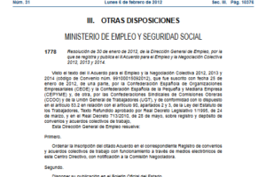 II Acuerdo para el Empleo y la Negociación Colectiva 2012, 2013 y 2014