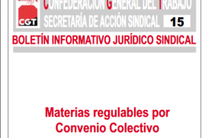 Boletín 15: Materias regulables por Convenio Colectivo