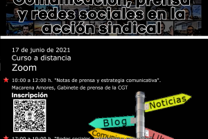 Comunicación, prensa y redes sociales en la acción sindical. 17 de junio