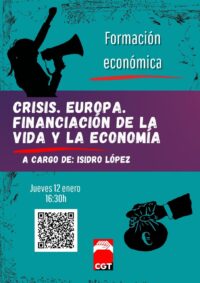 Crisis. Europa. Financiación de la vida y la economía