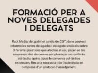 Formació per a noves delegades y delegats