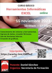 Curso básico de hojas de cálculo desarrolladas con LibreOffice Calc