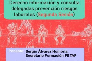 Curso: «Derecho de información y consulta de delegdas y delegados de prevención de riesgos laborales» (Segundaa parte)