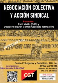 Curso de formación de CGT «Negociación colectiva y Acción sindical»