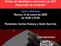 Curso «Señas de Identidad y estructura de CGT. Desarrollo de comicios»