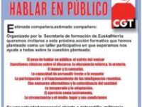 Jornada de formación: Hablar en público