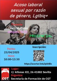 Curso: «Acoso laboral y sexual por razón de género, LGTBIQ+»